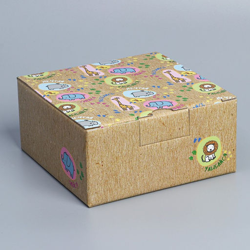 Коробка подарочная сборная, упаковка, «Веселья», 15 х 15 х 7 см