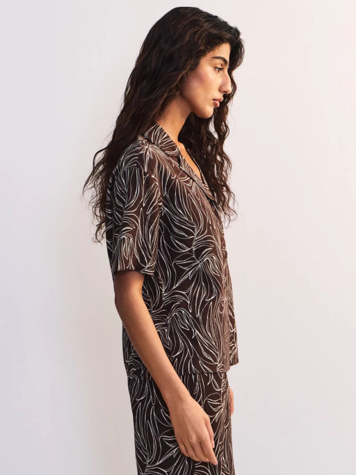 Вискозная блуза с принтом ZR2605012014-256 / Zarina