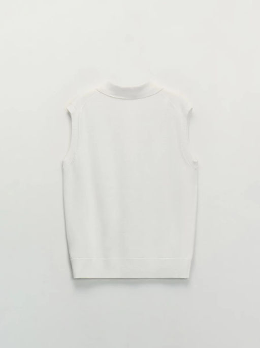 Поло без рукавов из хлопка ZR2604013302-1 / Zarina