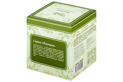 Банка д/хранения 350 мл 11*11*16 см Новогодняя елка с крышкой с сил.уплотнит. - Elan gallery фото 6