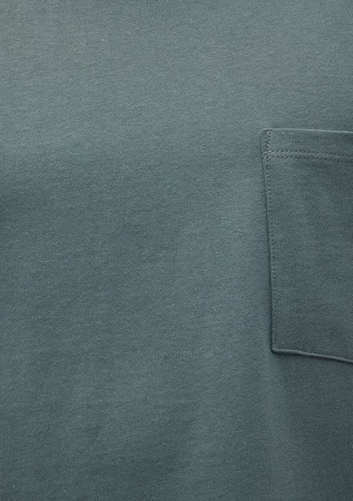 Cep Detayl? Yesil Basic Tisort - Mavi фото 6