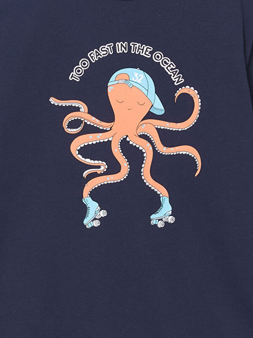 Bisiklet Yaka Erkek ?ocuk Sweatshirt ve E?ofman Alt - Waikiki фото 3