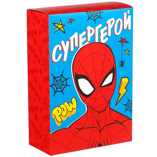 Цена за 2 шт. Коробка складная, 16 х 23 х 7,5 см Супергерою, Человек-паук - Marvel фото 8