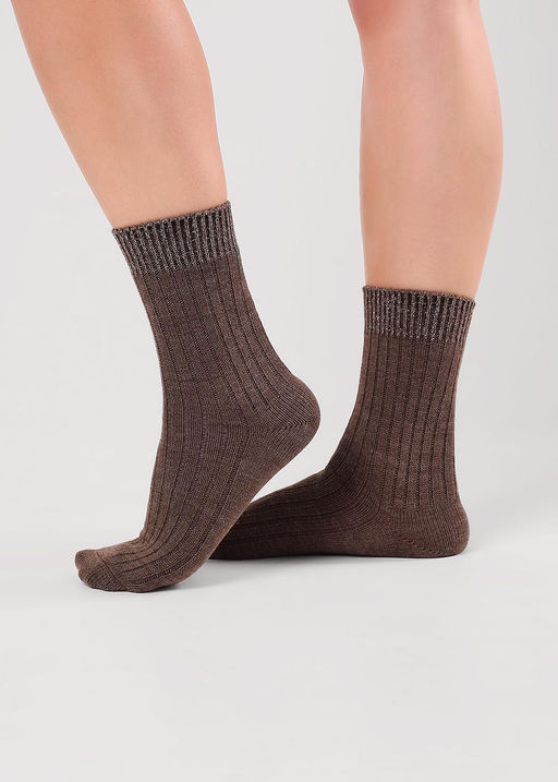 (CLE) Д683Ш носки жен. акрил зима (ЧЗ)