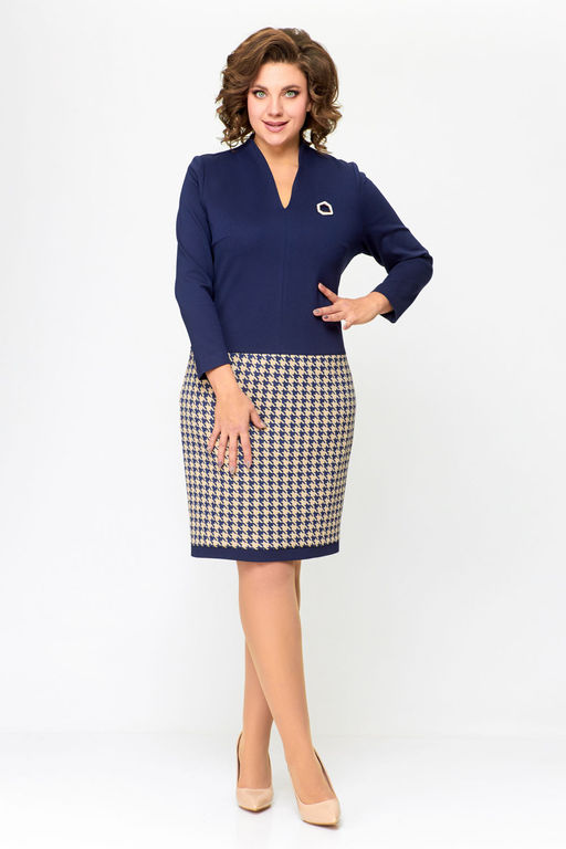 Блуза Swallow 803.2 черный+серебряный узор фото 975