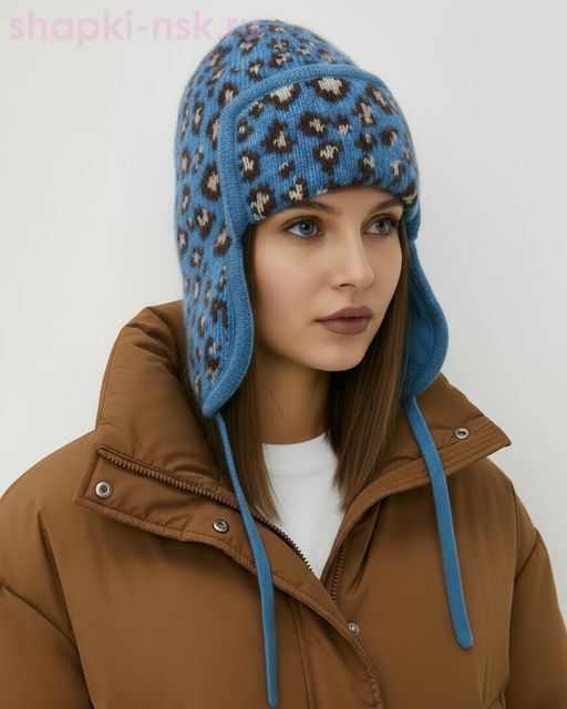 240118 Ушанка женская (56-60)