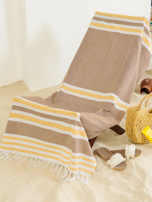 Покрывало-полотенце пляжное (хлопок) Тк№205/5/2 (90х180см) - Ганг фото 9