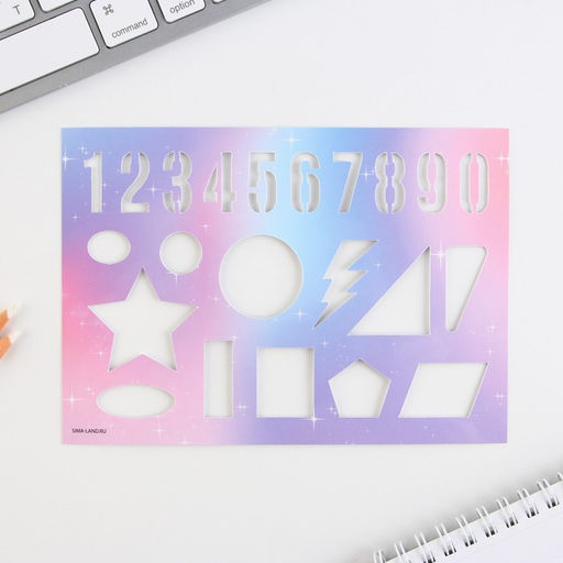 Подарочный набор, блокнот-раскраска, трафарет и восковые мелки 8 марта