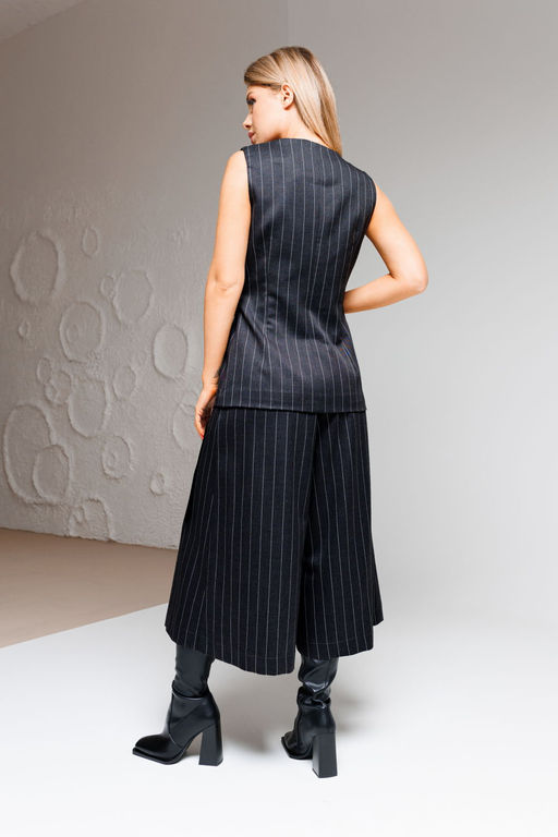 Костюм AmberA 2052в темно-серый / полоска  фото 3