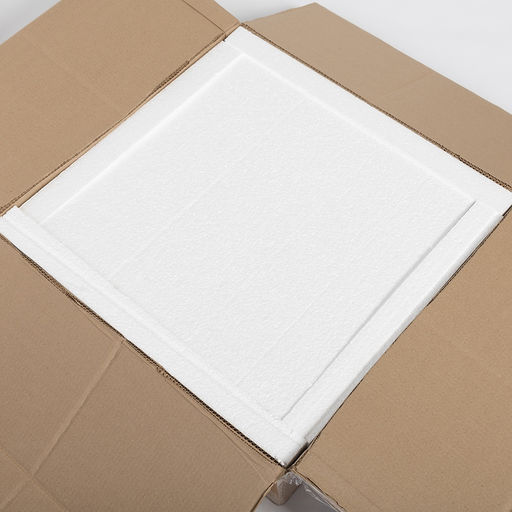 СтЖ104 Стол журнальный, 51х51х42 см, ЛДСП белый пайн бетон, металл чёрный (цвет 06)