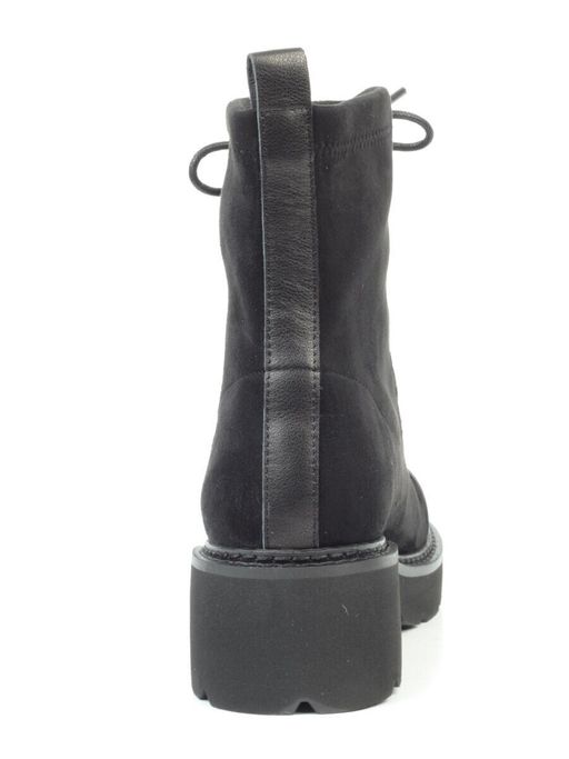 01-M03 BLACK Ботинки демисезонные женские (натуральная кожа, велюр, байка) - Фабричный китай фото 10