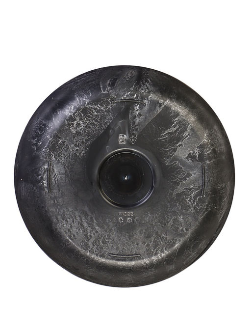 Кашпо для цветов «Микрит», 7.8 л, d=28 см, h=25.5 см, со вставкой, пластиковое, серое