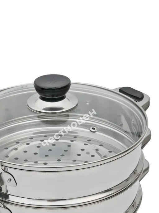 Мантоварка 24см 3- секции (АЛТЫН) КТ-243АТ индукц. дно