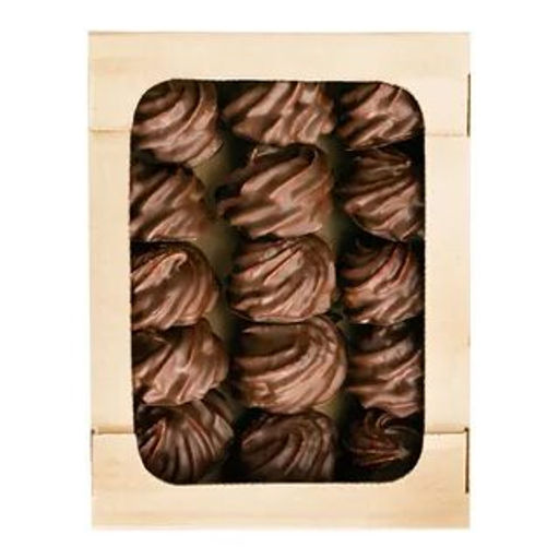 Зефир ванильный в темном шоколаде с фисташкой 1кг