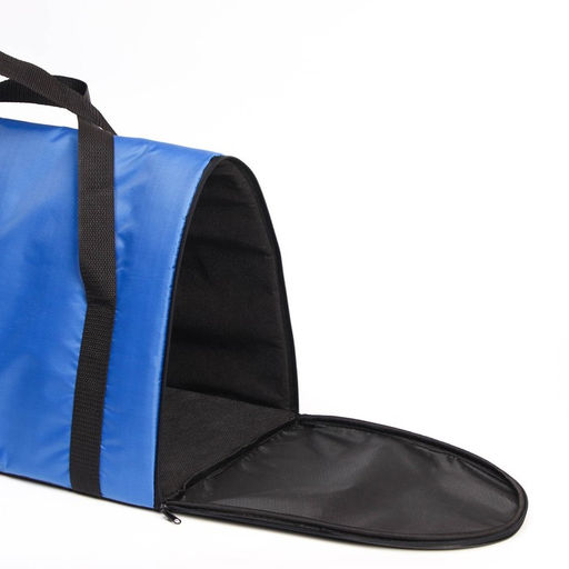 Сумка - переноска для животных Туннель, нейлон, 41 х 25 х 29 см, васильковый - Пижон фото 4