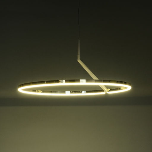 Светильник с ПДУ «Холли» LED 48 Вт 3000-6000К бело-золотой 60×60×22 см
