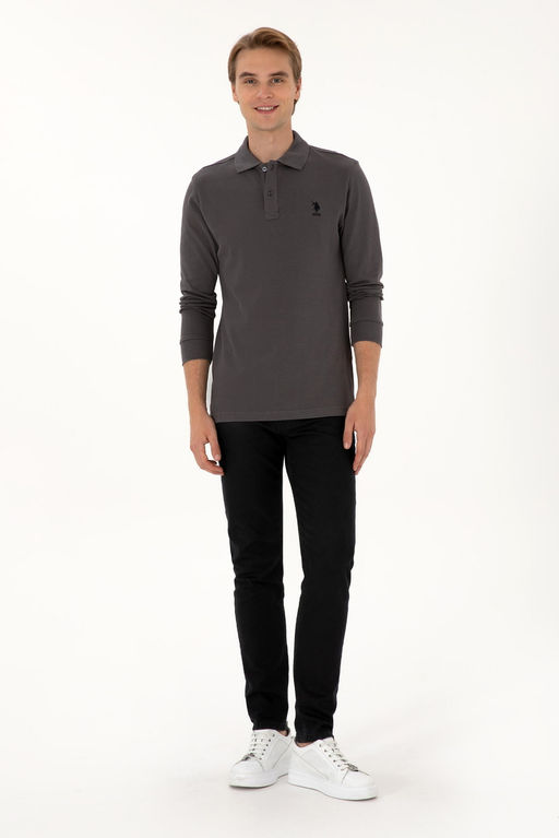 Erkek Gri Basic Sweatshirt Sepette S_rpriz _ndirim - U.s. polo assn фото 4