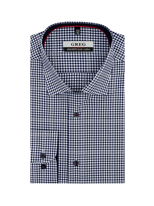 Сорочка мужская длинный рукав GREG 215/131/3506/Z/1p  фото 2