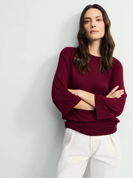 Джемпер с широким рукавом из вискозы / Zarina