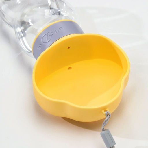 Поилка прогулочная 345 мл, жёлтая - Пижон фото 6