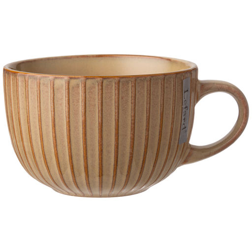 Цена за 6 шт. КРУЖКА 580 МЛ STRIPE COLLECTION ЦВЕТ:СЛИВОЧНЫЙ - Lefard фото 2