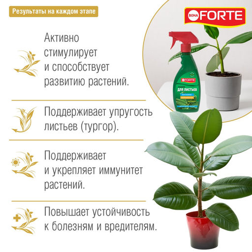 Спрей тоник для листьев "Bona Forte" фл.500мл