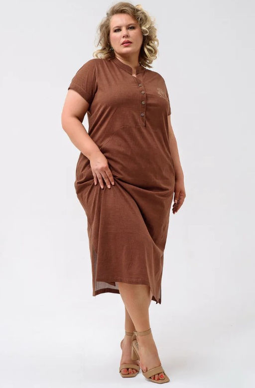 Платье  Лён Хлопок 100% - Оптима фото 16