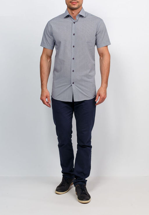 Сорочка мужская короткий рукав GREG 213/109/931/Z/1