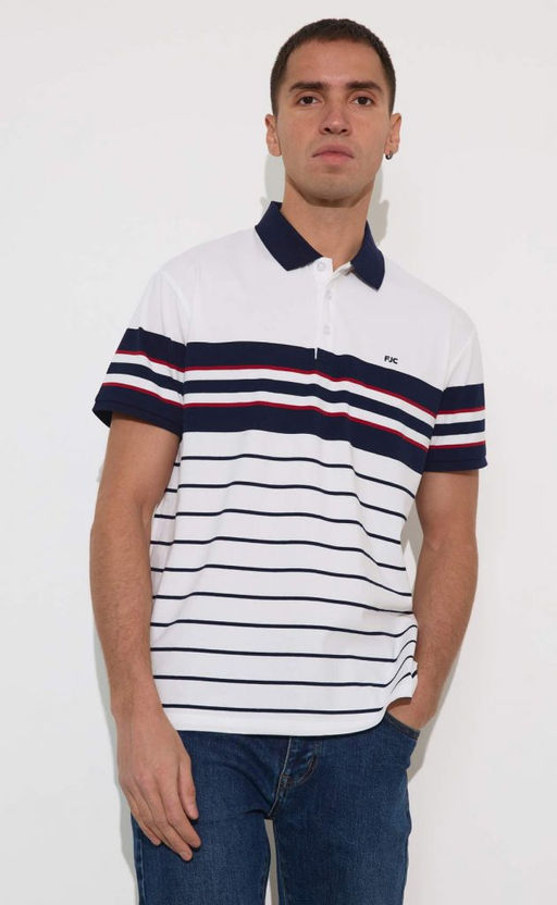 Футболка-поло F411-07-001 white - Fine joyce фото 9