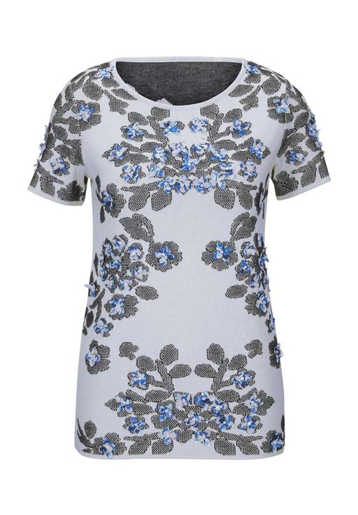 Пуловер, синий - Linea tesini фото 2