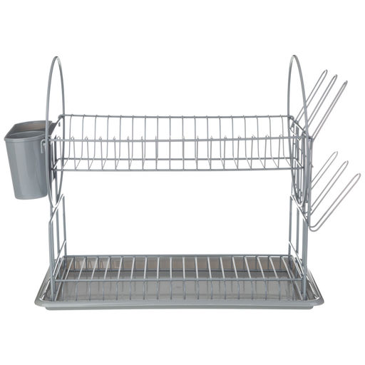 Сушилка для посуды Agness металлическая 50×23.5×33 см  фото 4