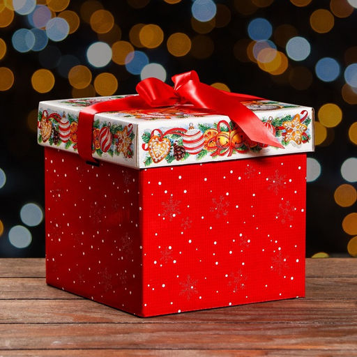 Подарочная коробка Письмо , Коробка крышка-дно 17,5 х 17,5 х 17 см - Simaland фото 4