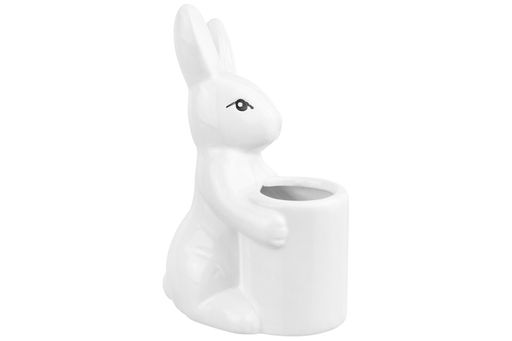 Вазочка п/зубочистки 6,5*4,5*10 см "Зайчик" + зубочистки