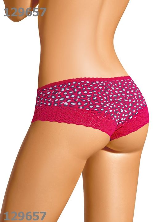 Трусы жен.Leo-pants малин/белый SH862