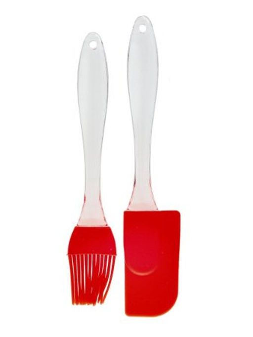 Кисточка и лопатка кулинарная силиконовая 17 см / RK-102-1 /уп 80/480/ - Галеонтрейд фото 5
