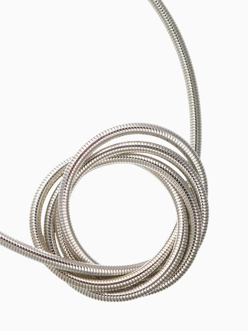 Браслет трансформируется в кулон «Обруч», металл, цвет серебро