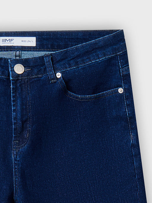 Джинсы прямые мужские темно-синие - Mark formelle фото 7