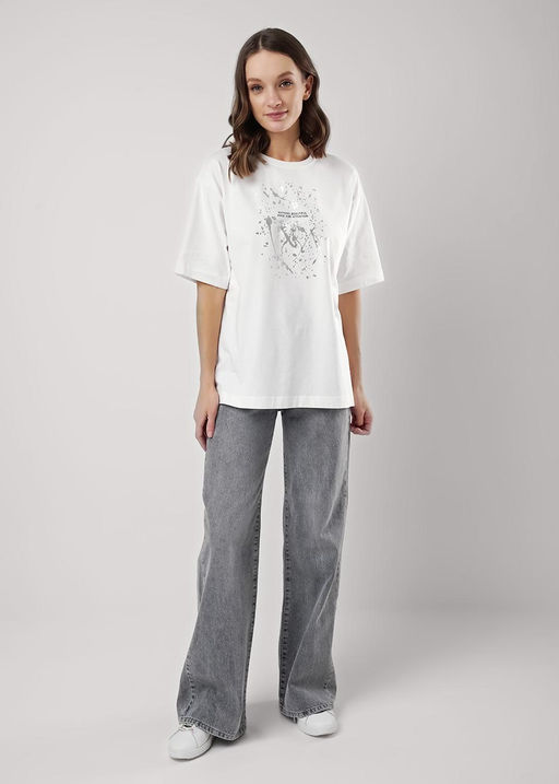 CLE Футболка жен. 256675кк_п молочный - Clever wear фото 5