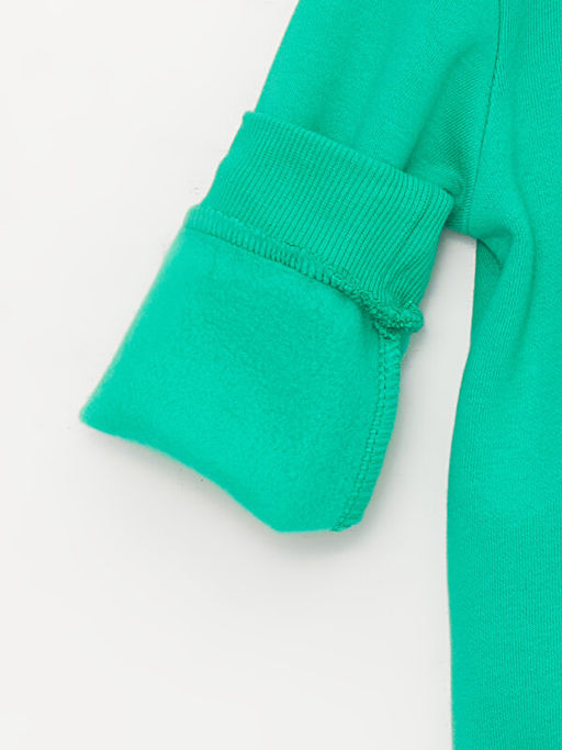 Bisiklet Yaka Bask?l? K?z Bebek Sweatshirt ve E?ofman Alt 2li - Waikiki фото 3