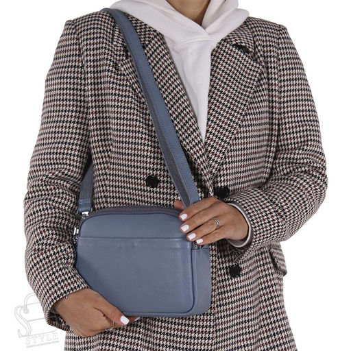 Сумка женская кожаная 8080NN blue Natale Navetta