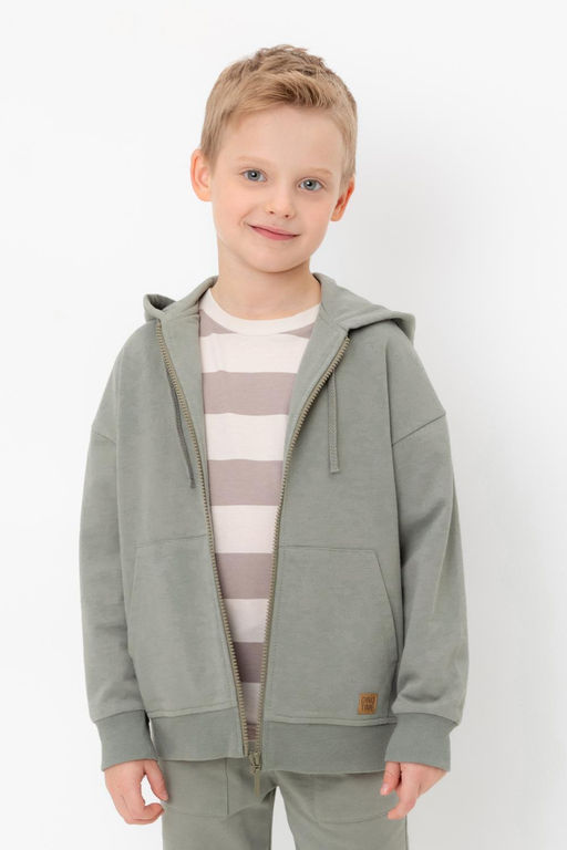 Crockid _ КР 302679-1/зеленый чай к554 джемпер (толстовка) для мал  фото 2