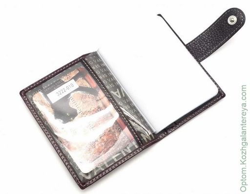 Женская кожаная визитница Sergio Valentini СВ 3222-010  фото 5