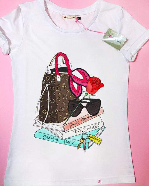 Эксклюзивная футболка Yana Pletneva упаковка плотный Zip пакет!