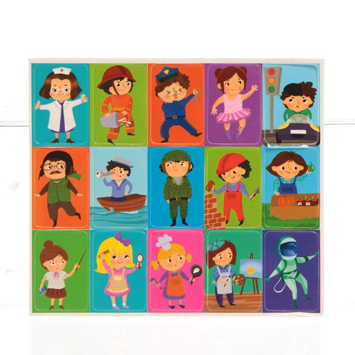 Развивающая игра с прищепками Профессии и транспорт, по методике Монтессори - Iq-zabiaka фото 4