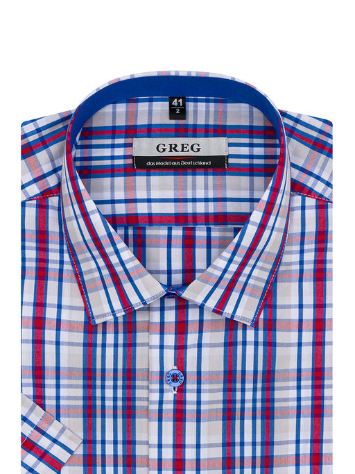 Сорочка мужская короткий рукав GREG 265/209/1924/1  фото 2