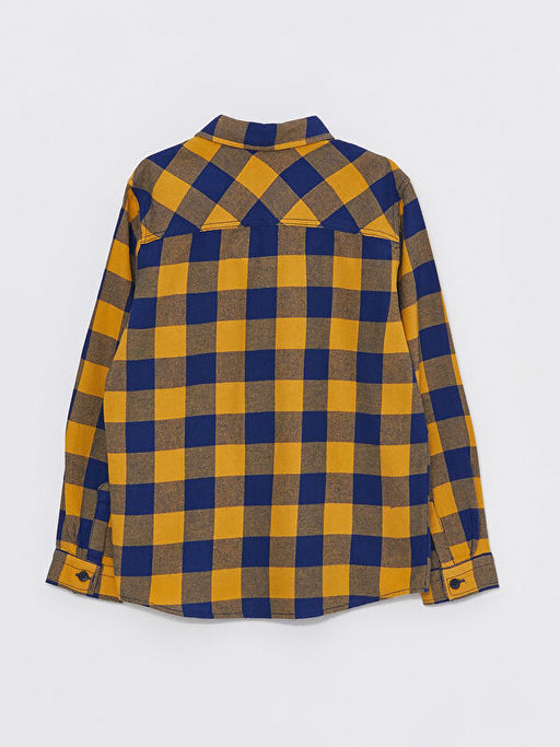 Ekose Uzun Kollu Erkek ?ocuk G?mlek - Waikiki фото 2