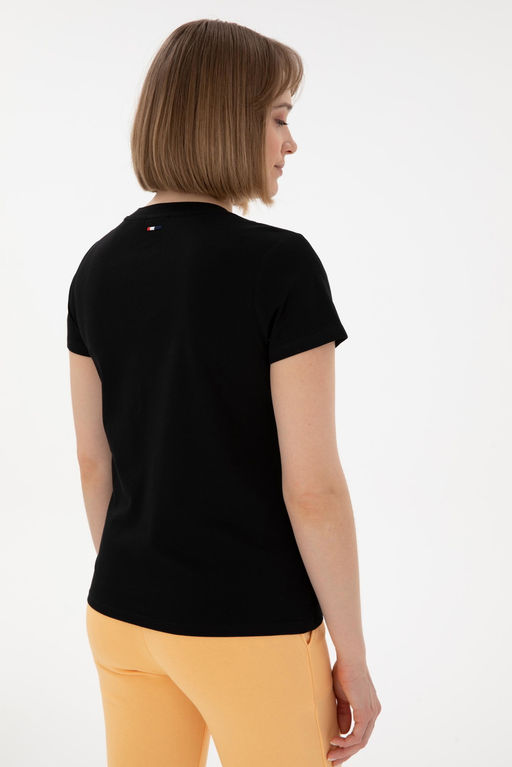 Kad_n Siyah Basic Ti__rt Sepette S_rpriz _ndirim - U.s. polo assn фото 5