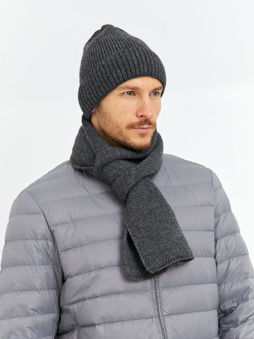 шапка мужская темно-серая - Glenfield фото 4