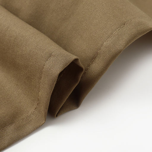 Скатерть «Этель» ECO, 136×250 см, 70% хлопок, 30% лён, 190 г/м², оливковая