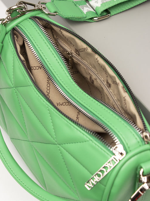 LACCOMA сумка Айлин-Ф826-зеленый эко кожа хлопок  фото 6